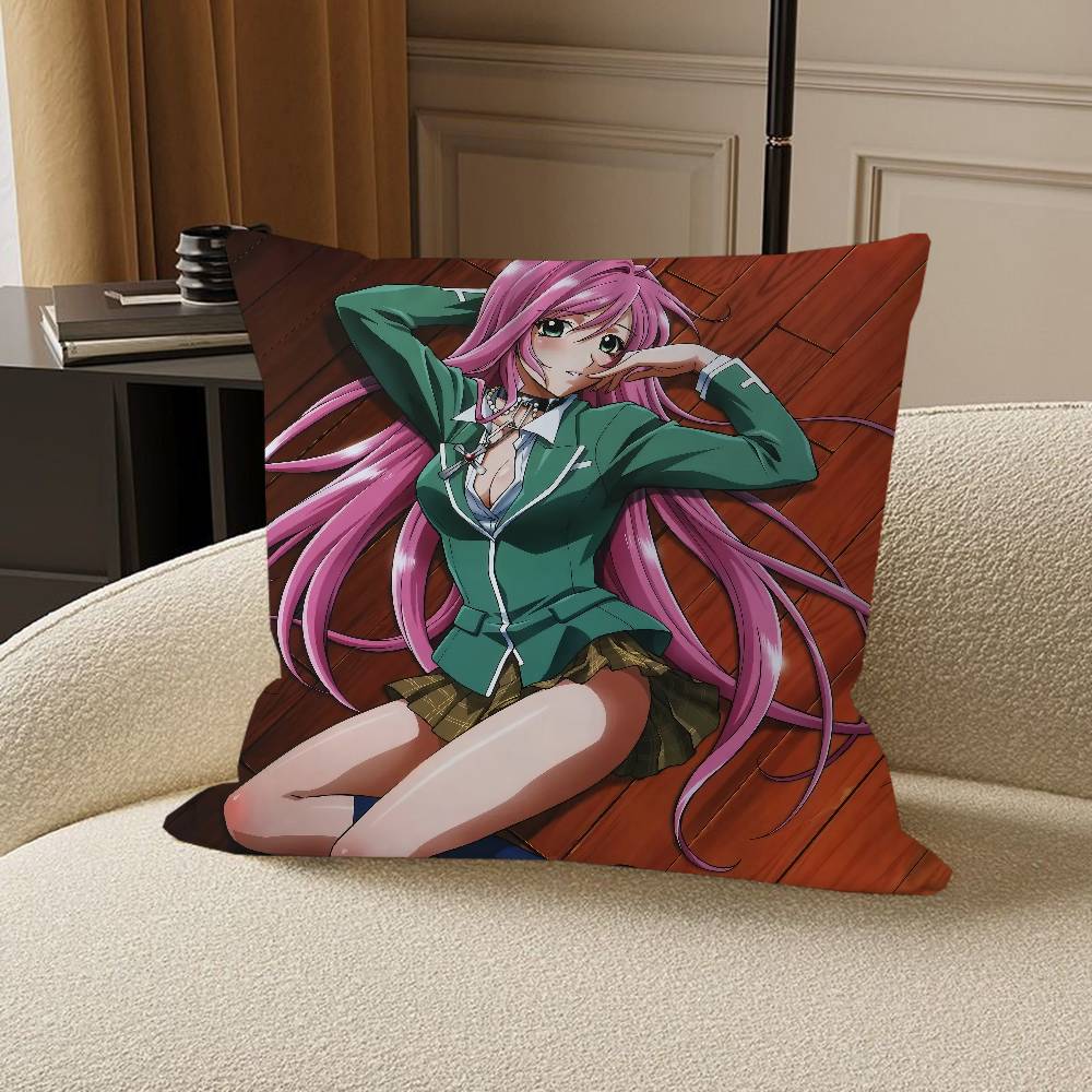 

anime R-Rosario Vampire Maple Design Cushion Cover Happy Autumn Harvest decor Holiday Decorati Pillow Cover 12x12Inch
