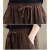 DIMANAF 2025 New Autumn Plus Size Women Jeans Vintage Elastic Waist Denim Pants Loose Trousers Big Size Casual Cotton