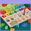 Wooden Magnetic Maze Geometry Shape Stack Blocks For Preschool Learning And Motor Skills Development