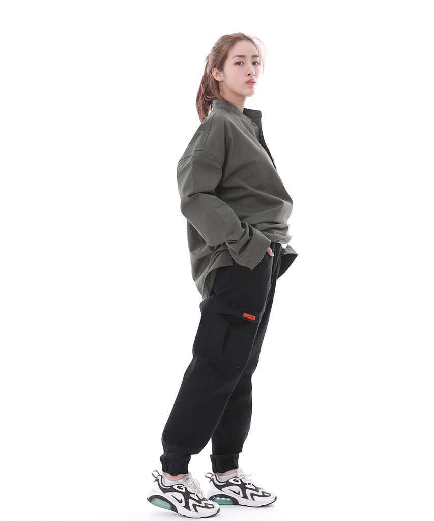 Seinteukeulu Retroline Cargo Jogger Pants Rl-311Cj Black