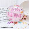 New Large Lipstick Nail Polish Ballons Cartoon Beauty Theme Aluminum Film Ballons Multi-shape Decoration Balloons Birthday Party