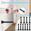 Metal Spring Door Crash Pad Door Handle Guard Stopper Anti-Collision Wall Protector Door Stopper Lock Protective