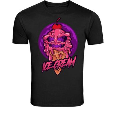 T-shirt Monstre de Glace Maléfique - Graphisme de Dessert Horreur Sinistre