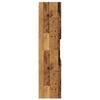 Vidaxl Wall-Mounted Bathroom Cabinet, Old Wood, 30X30X130 Cm