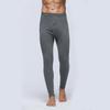 Men Pants Elastic Waist Thermal Insulation Long Johns Solid Color Travel Work School Bottoming