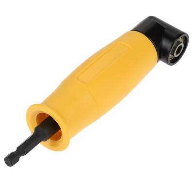 90 Degrees Angle Hex Shank Extension Screwdriver Drill Bit Socket Holder Adapter Sleeve