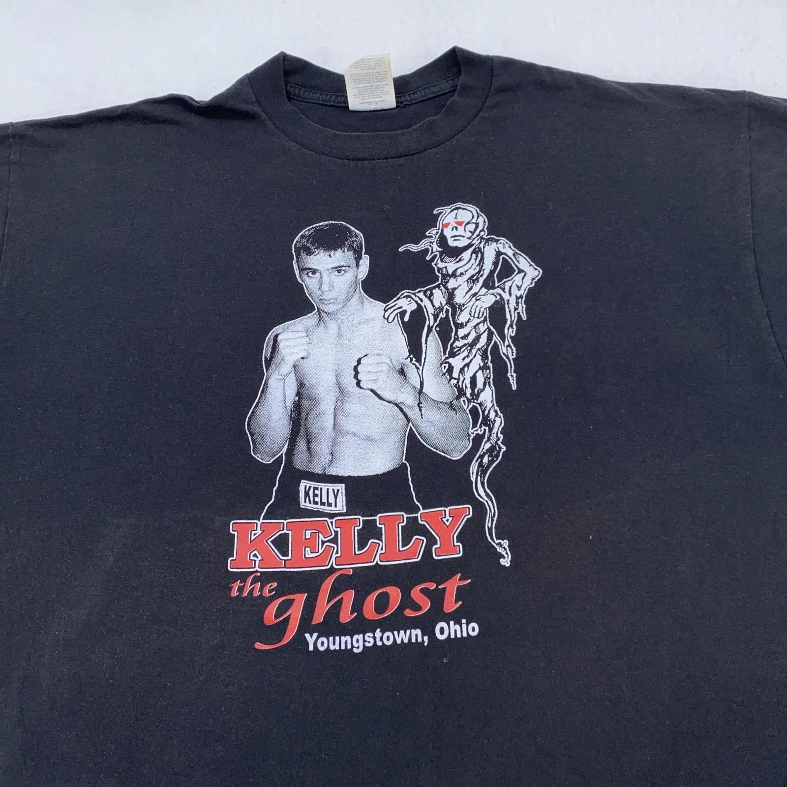Vintage Kelly Pavlik The Ghost Shirt Mens XL Boxing Youngstown Ohio 90s Tee S