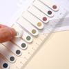 200Sheets Colorful Transparent Fluorescent Index Tabs Pet Sticky Note Page Marker Planner Stickers Office School Supplies