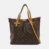[Pre-Owned] Palermo Large Brown Coated Canvas Monogram Shoulder Bag - Fair #ELW157