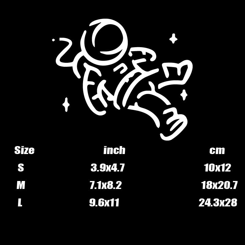 THE  falling Cute little spaceman stickers .Add a Touch of Space Magic to Your Car with Stylish Car Accessories.