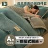 Thickened Milk Fleece Coral Fleece Bed Four-Piece Set Flannel Quilt Cover Bed Sheet Three-Piece Set