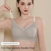 Seamless Underwear Women's Gathered Thin Cup Bra Without Underwire, Comfortable for Young Students