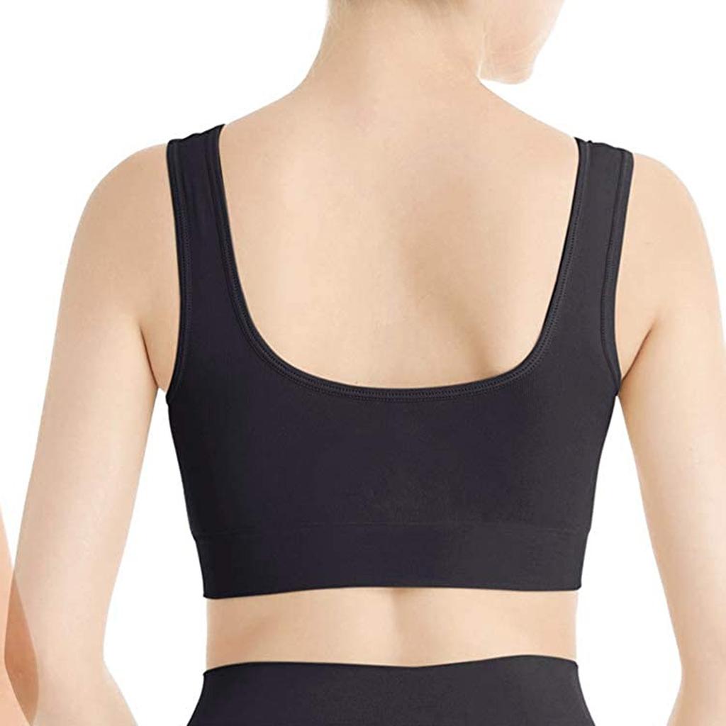 Plus Size Full Coverage Sports Bra Tank Top 2PC Set Seamless Wireless Support Stretch Fabric Breathable Design for Active Wear