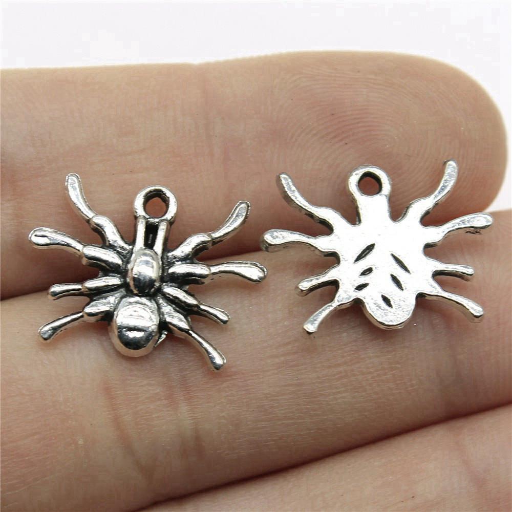 Charms Spider Halloween Bat Pendants Kids' Jewelry Materials QC119