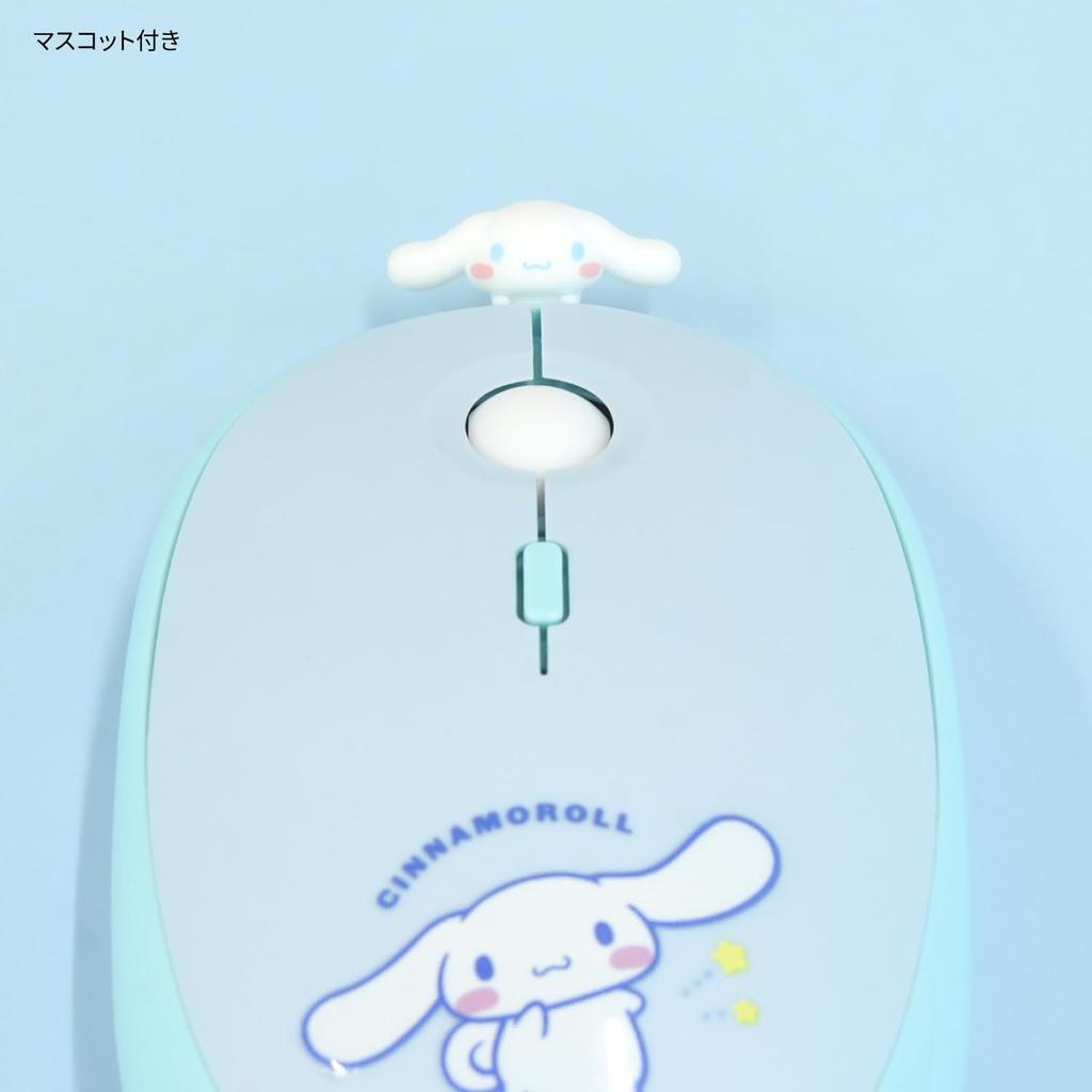 Gourmandise Sanrio Characters Bluetooth Mouse Cinnamoroll SANG-558CN