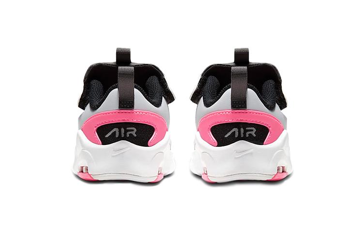 Nike Air Max Bolt Leichte Dämpfung Atmungsaktiv Niedrig geschnitten Kleinkinderschuhe Schwarz Grau Rosa Kleinkind und Kleinkind CW1629-003