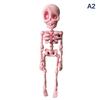 Poseable Skeleton Fridge Magnet 3D Printed Articulated Skeleton Decor Halloween Horror Luminous Skull Magnet Fridge Sticker