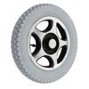 320mm Wheelchair Tire PU Inflatable Wheel Alloy Steel Hub Disabled Vehicle Rear Tyre 4 Hole