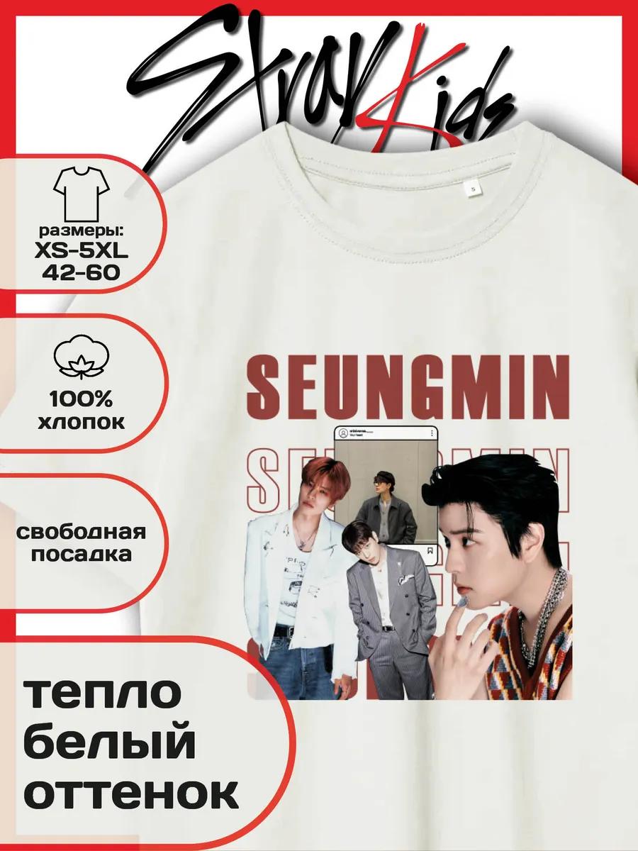 Stray kids Printed T-shirt - Seungmin M