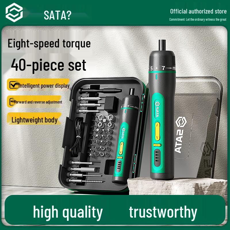 

SATA D05871 4V Бездротовий Електричний Шуруповерт Штепсель CN (адаптер в комплекті)