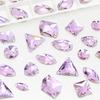 Dongzhou Crystals Luxury Quality Flatback Non-Hotfix Sew On Rhinestones Mix Shaped Violet Color DIY Garment Sewing Accessories