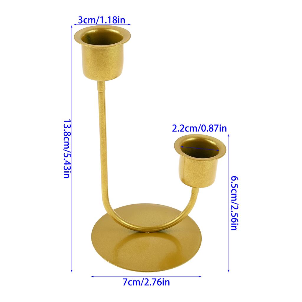 Candle Holder for Pillar Candles Stable Base Table Centerpiece Candlestick Holder for Mantel Fireplace Dining Desktop Home Decor