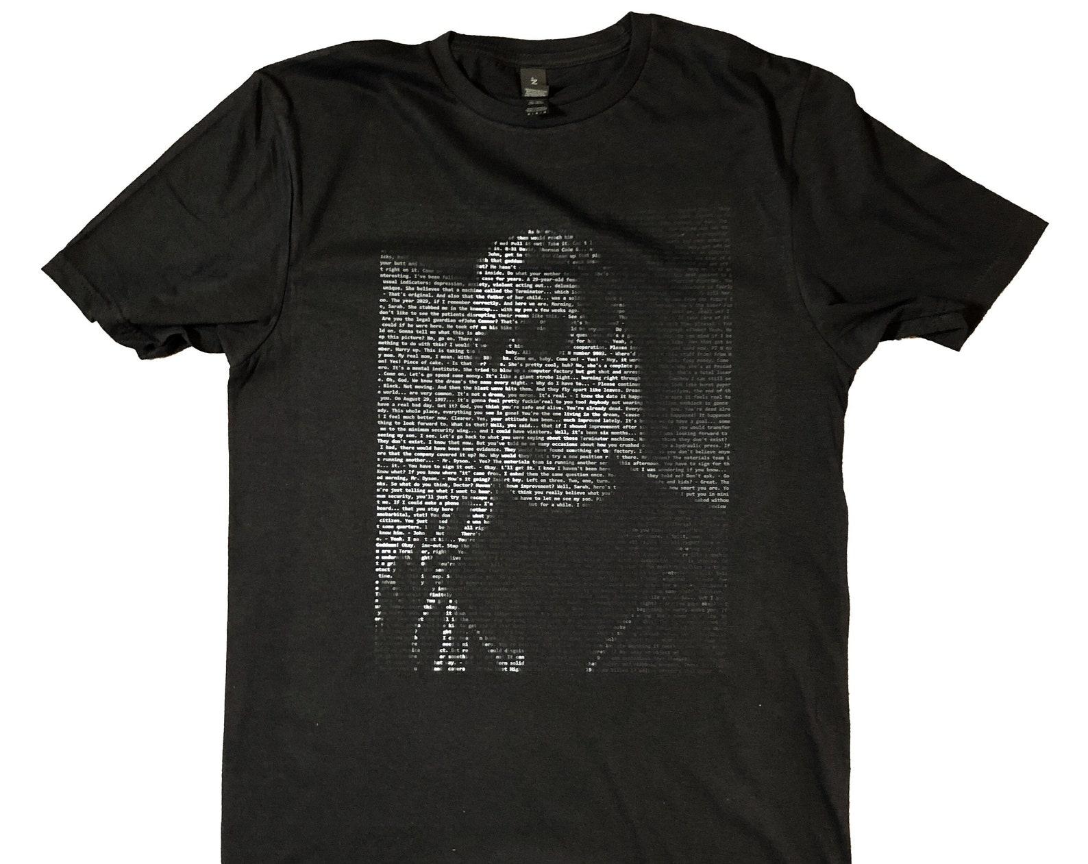Come With Me If You Want To Live Film Movie Script T-Shirt S-XXL 2XL