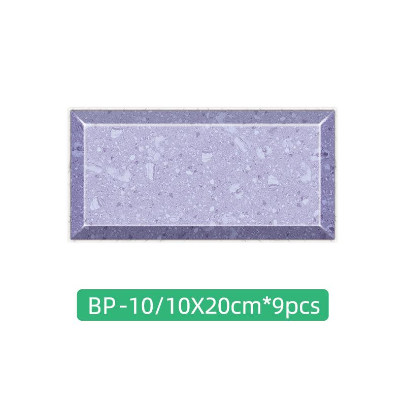 

Simulation Marble Wall Sticker Kitchen Oil-Proof And Easy To Take Care Of Crystal Sticker Self-Adhesive Waterproof Tile Sticker Picture 20*10*9pcs