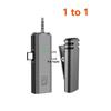 3 In 1 Wireless Lavalier Microphone For Iphone Type-C 3.5mm Jack Universal Ai Noise Reduction Clip On Lapel Mini Mic Live Stream Broadcas Mic