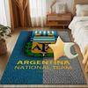 Argentina Football club Printed Office Carpet Chair Cushion  Entryway Rug, Rugs for Living Room, Bedroom Christmas gifts