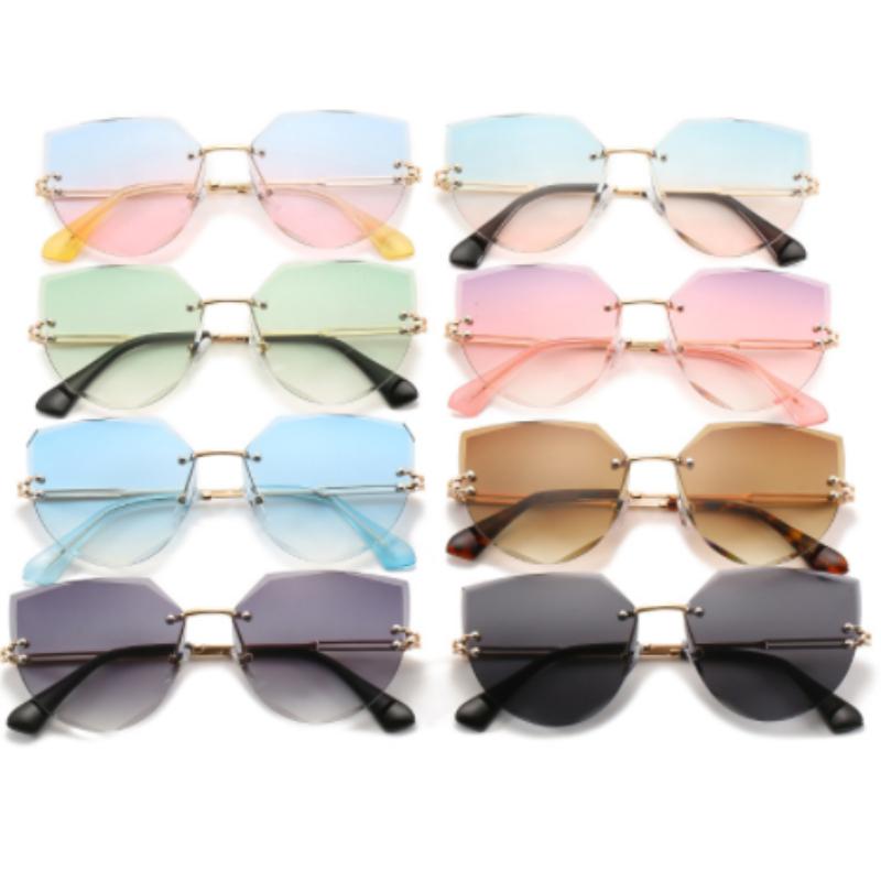 Cat Eye Women Sunglasses High Quality Black Transparent Female Sun Glasses