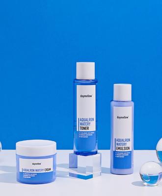 [Ensemble Bombe d'Hydratation] Ensemble Aqualon Watery 3 Pièces (Peau + Émulsion + Crème)