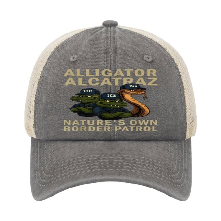 Stylish Unisex Alligators Hat Comfortable Baseball Cap For Men Women Polyester Hat Outdoor Adventures Daily Commute