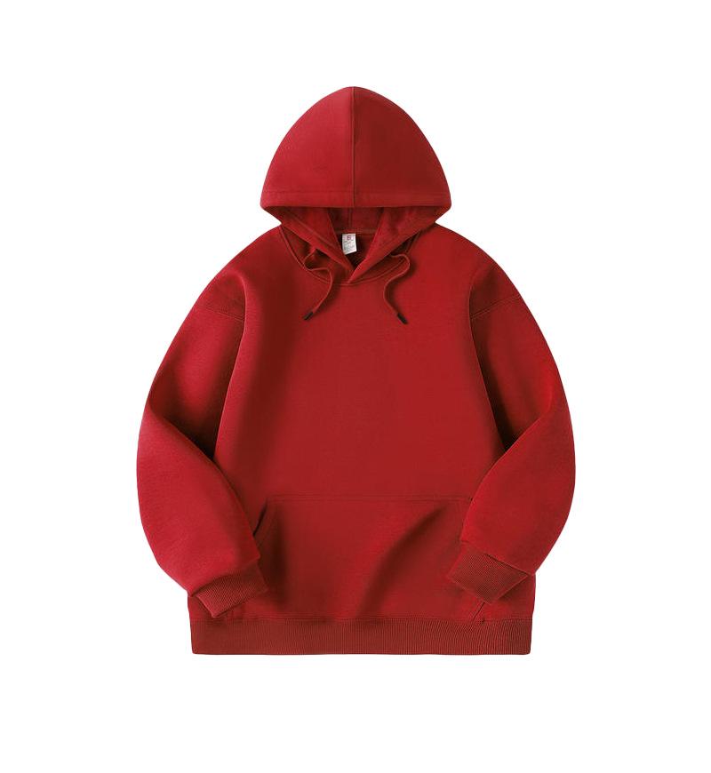 400g Heavyweight Silver Fox Velvet Unisex Hoodie with Fleece, Korean Style Thickened Loose Sweatshirt for Autumn/Winter
