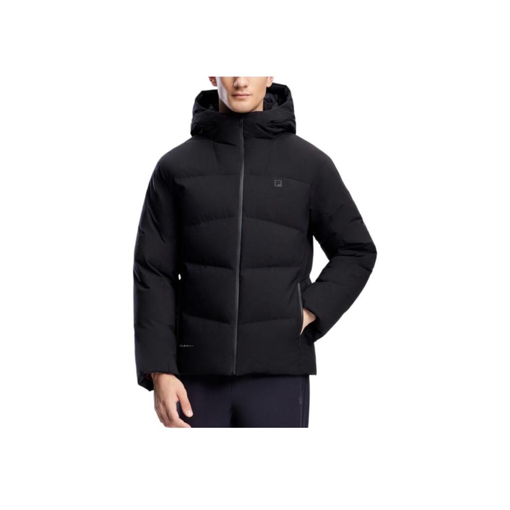 New FILA Athletics Down Jacket Men's Jet Black A11M341904F-BK