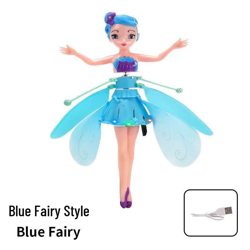 Gesture-Controlled Light-Up Hovering Flying Doll Toy