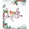Vintage Christmas Metal Wall Decoration, Holiday Sticker Sign