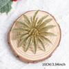8CM 6Pcs Christmas Decoration Artificial Flower Christmas Tree Pendants for Home Decor 2025 New Year Navidad DIY Accessories