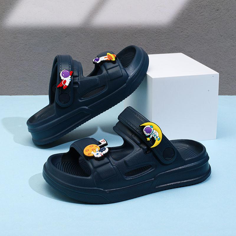 Cartoon Themed Adorable Summer Slippers For Boys Offering Comfort And Safety Nonslip