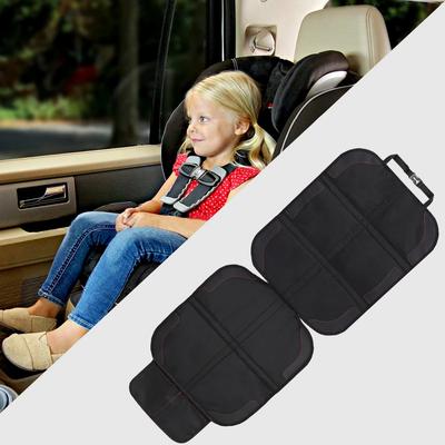 Black Full Set of Universal Car Seat Cover for Children Car Seat Protection Mat Non-slip Wear Auto Interior Car Seat Cushions