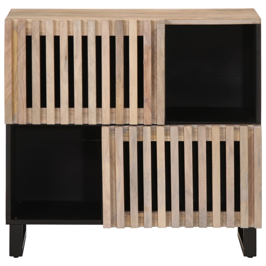 Sideboard 80 X 34 X 75 Cm Solid Mango Wood