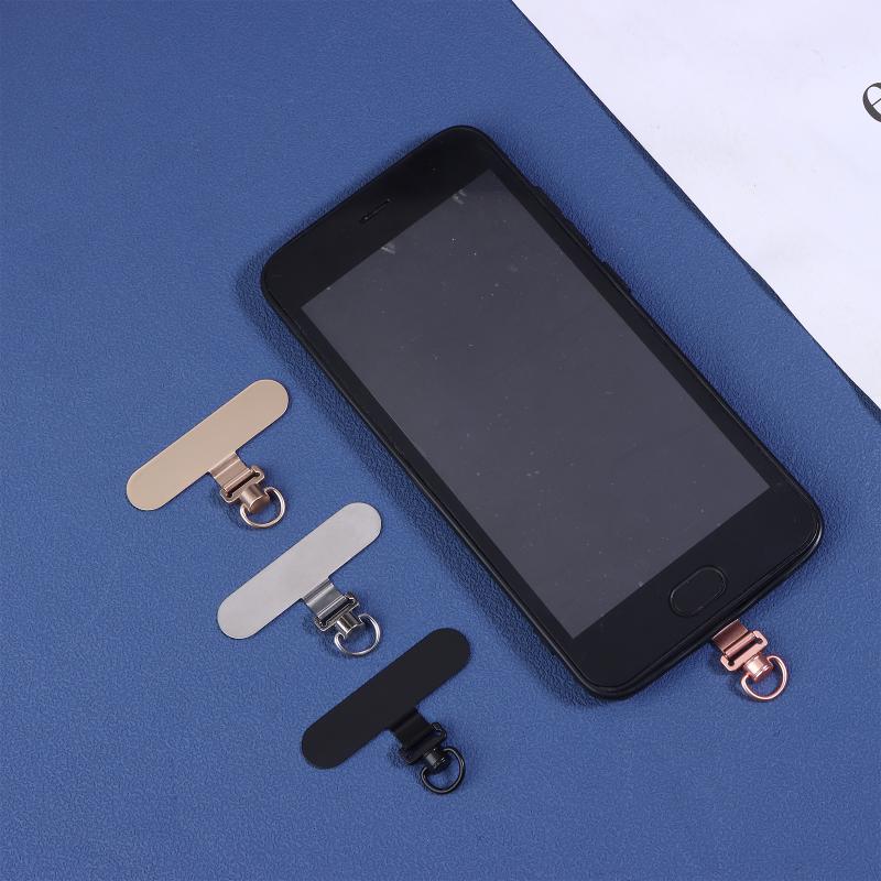 1Pcs Metal Phone Lanyard Gasket Patch Detachable Mobile Phone Rope Card Clip Universal Anti-Lost Phone Strap Holder Adapter
