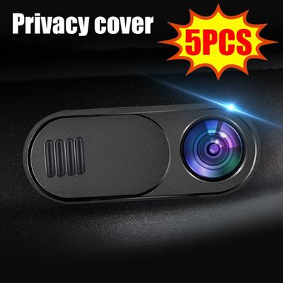 Car Rearview Mirror Camera Cover for Tesla 3 Webcam Slide Cover Privacy Protector Self-adhesive Smartphone Tablet Camera Cover