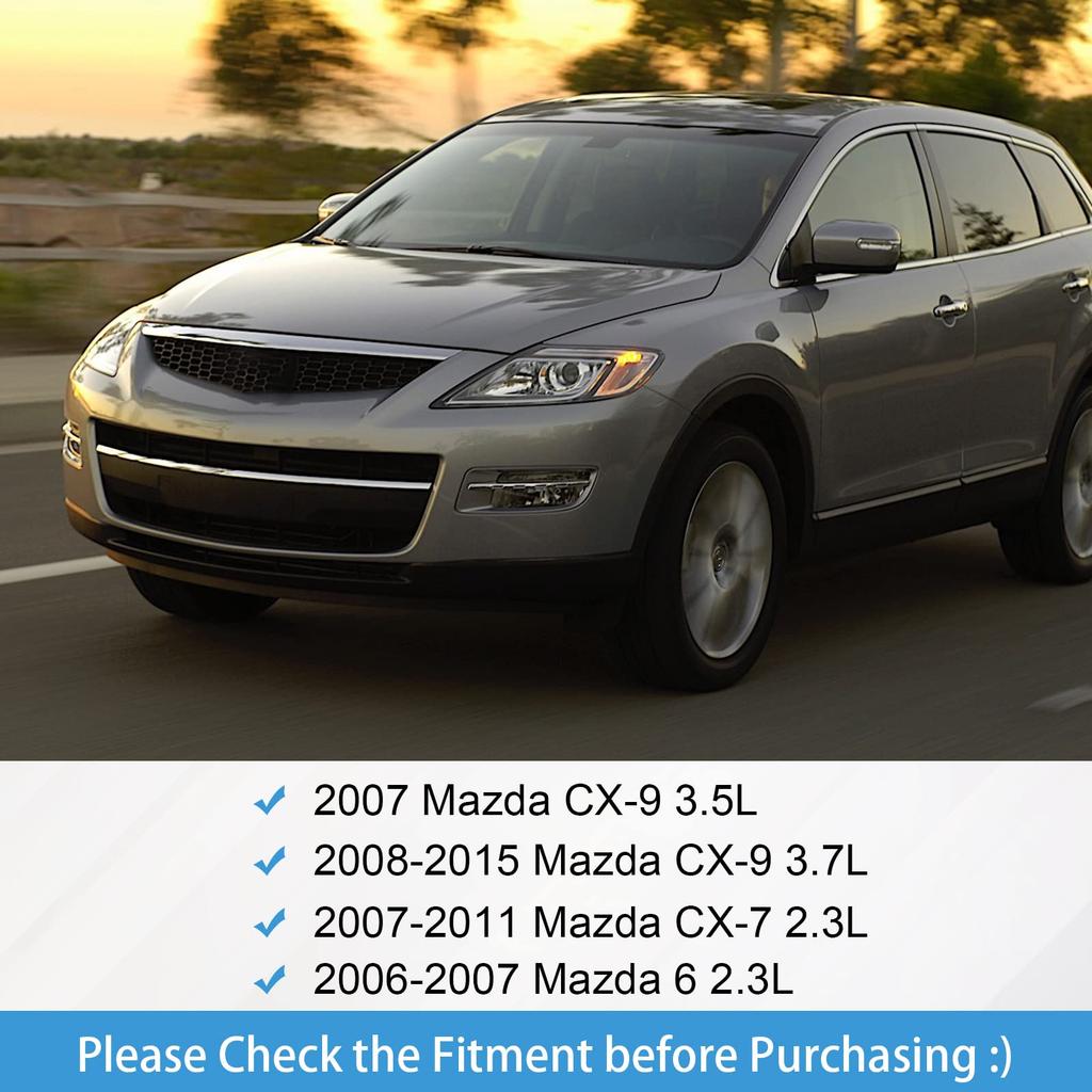 SHINEHOME Zündschlüsselknopf Drehschalter zum Drücken für 2007-2015 Mazda CX-9 2007-2011 Mazda CX-7