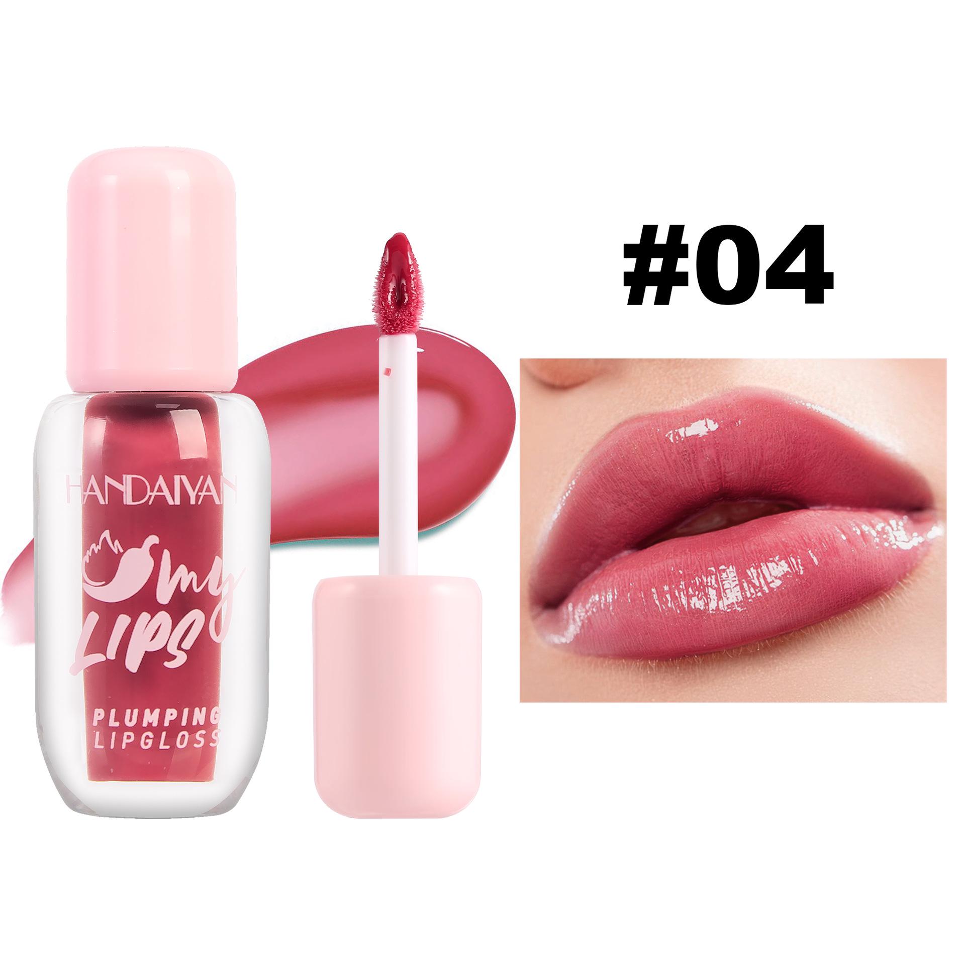 

Handaiyan Plumping Pearl Lip Gloss: Long-lasting, Moisturizing, Hydrating Lip Stain. 2.5ml