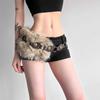 Faux Fur Waist Chain Punk Fur Waistband New PU Leather Fur Belt  Hiphop