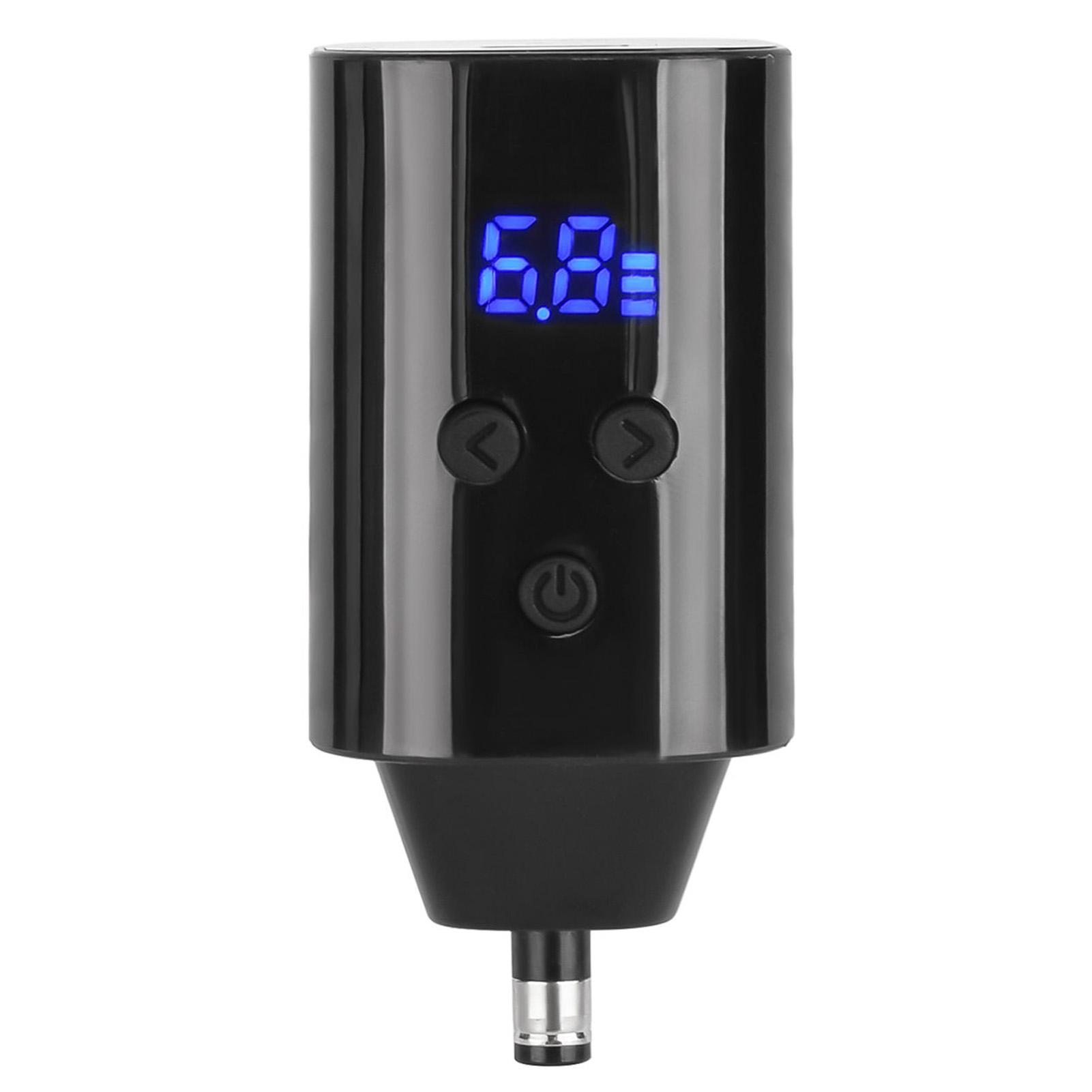 

Беспроводной блок питания для татуировки с ЖК-дисплеем, двухрежимный переключатель, зарядка через USB, блок питания для тату-машинки RCA DC