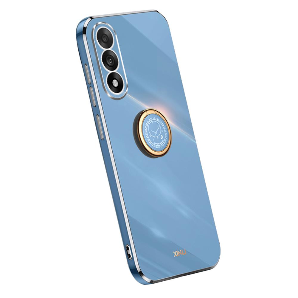 

XINLI For OnePlus Ace 5 Ultra 5G/Nord 5 5G Case Ring Kickstand Electroplating TPU Phone Cover Blue
