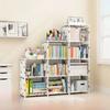 Jednoduchá knihovna Snadná montáž Knihovna Lze přesouvat Dětský regál na drobnosti Domácí nábytek Police na knihy Úložná skříňka Držáky