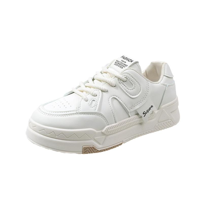 Thick-soled Color Matching Little White Shoes Autumn New Niche Students Versatile Casual Board Shoes Women
